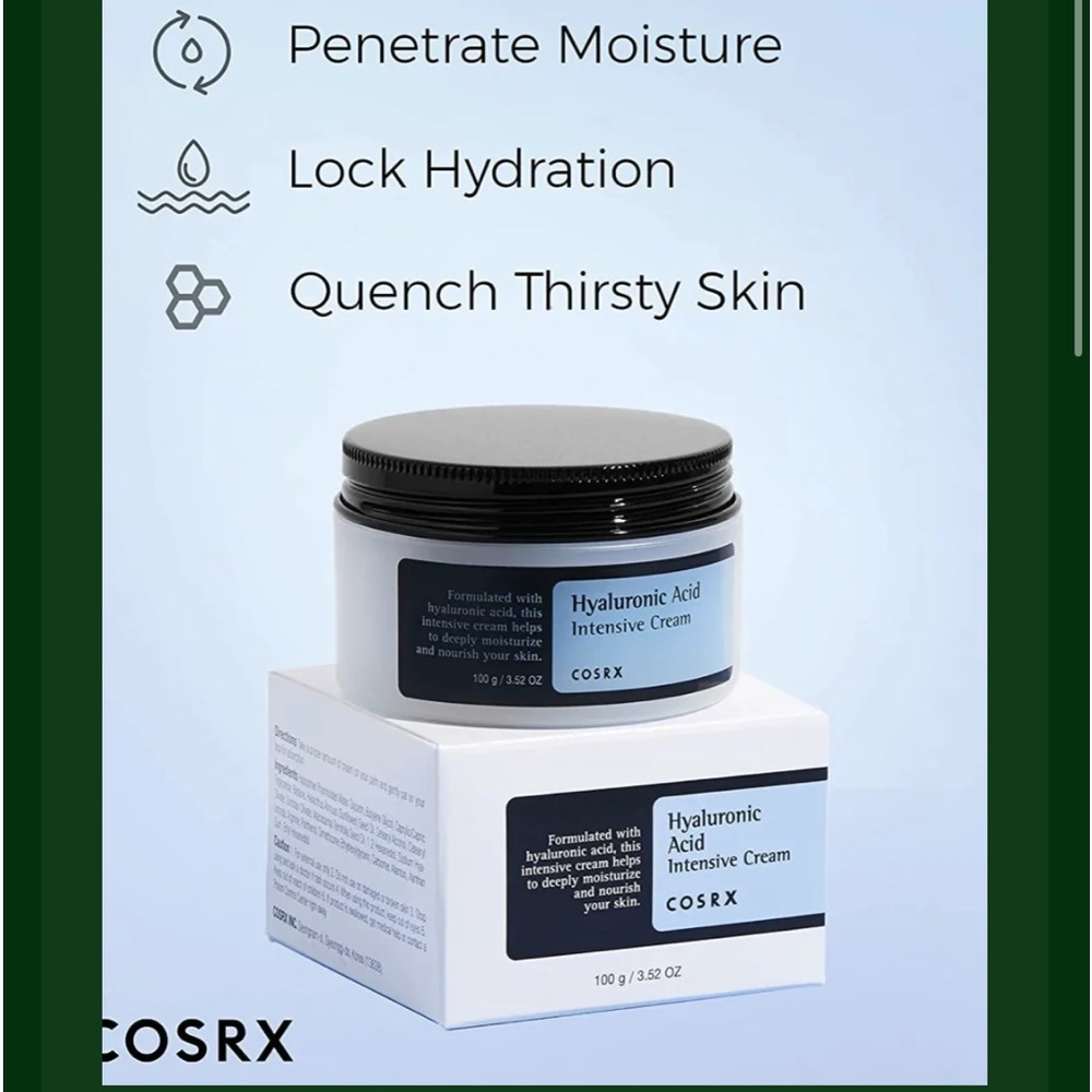 Best Beauty Group -
COSRX Hyaluronic
Acid Intensive Cream
kbeauty